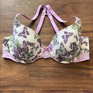 Ambrielle Butterfly Organic Cotton Demi Bra